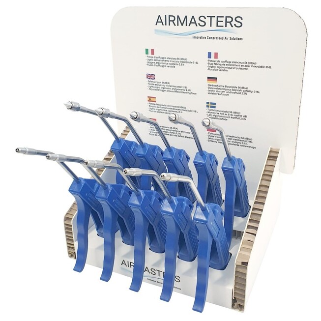 Caja de pistolas de soplado AIRMASTERS
